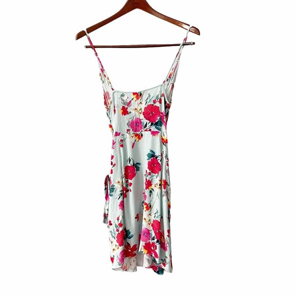 Yumi Kim Floral Island Time Wrap Front Dress Large - Picture 2 of 9